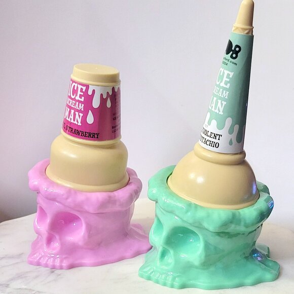 Pastel Goth Ice Cream Cone Figurines - Picture 2 of 7